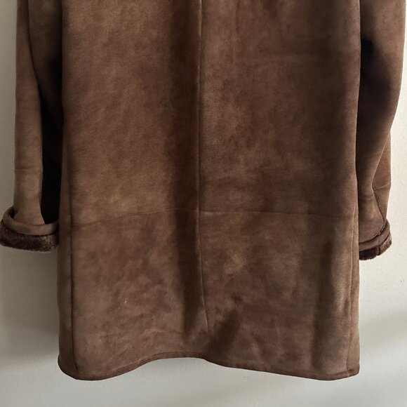 $2000 Hartwood Paris Brown Shearling Jacket/ Sheepskin Coat-- Medium - Picture 11 of 15